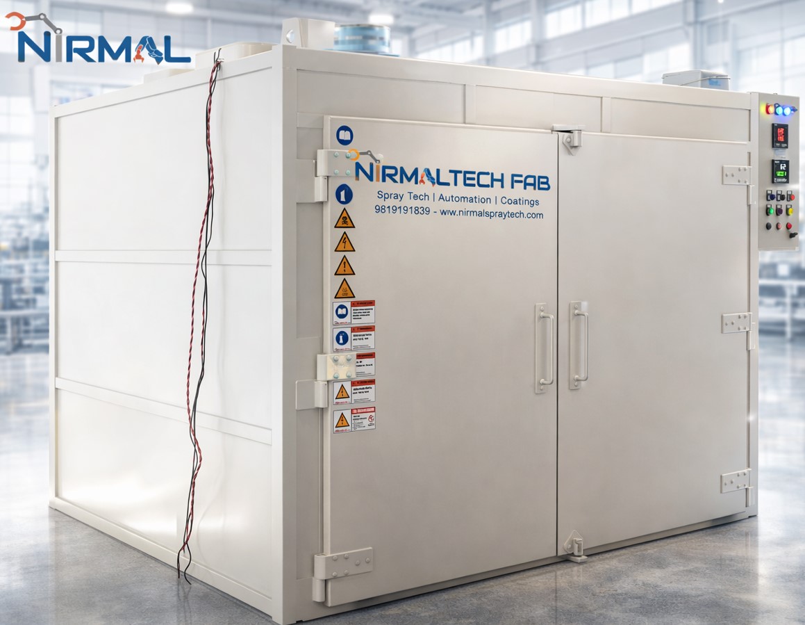 Electric Heating Oven – Versatile Industrial Batch Oven with PID Temperature Control (50-400°C), SS Chamber, Forced Convection, Uniform Heating for Powder Coating, Annealing & Drying Applications